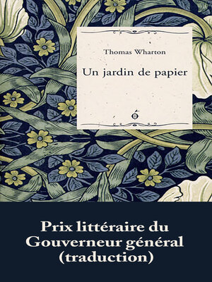 cover image of Un jardin de papier